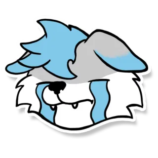 😭 6606823b 퍼리, 울음, 슬픈, 눈물, 동물, 캐릭터, 일러스트 whatsapp sticker