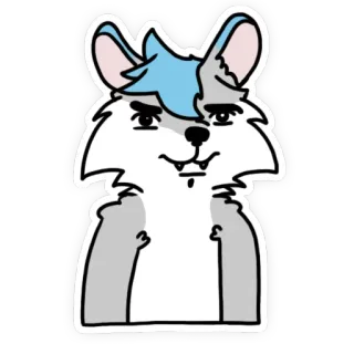 🌚 b9a57ebb 퍼리, 의인화, 동물, 만화, 캐릭터, 늑대, 개, 스티커 whatsapp sticker