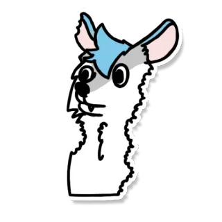 😶 f500dda1 퍼리, 동물, 만화, 개, 미술 whatsapp sticker