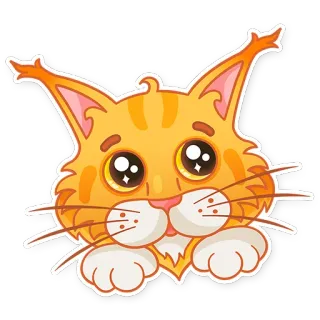 🥺 a812d0b5 Katze, Kätzchen, Tier, süß, Cartoon, Aufkleber telegram sticker