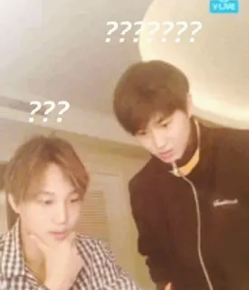 🤔 2b8f474e ????????
??? kpop, вопрос, выражение, замешательство, два человека telegram sticker