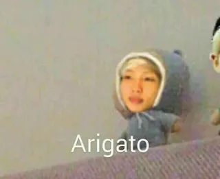 🙏 404fdfa8 Arigato аригато, спасибо, японский, милый, кукла, мем telegram sticker