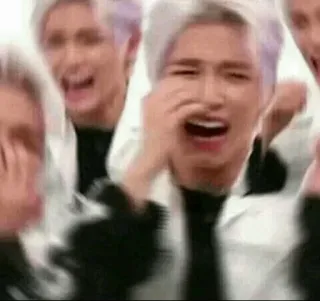 😭 42a24dd0 взволнованный, кричащий, счастливый, мужчина, празднующий telegram sticker