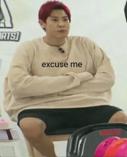 🤭 fffa66fe excuse me извините, мем, смешно, выражение, запутанный telegram sticker