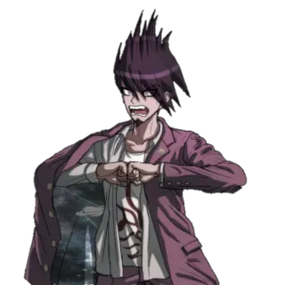 😠 6dc09c5c Kaito Momota Danganronpa V3: Killing Harmony อนิเมะ, ไคโตะ โมโมตะ, ดันกันรอนปะ, ดันกันรอนปะ V3 telegram sticker