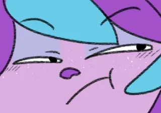 🙄 160b7f35 卡通, 插画, 可爱, 角色, 表情, 傻, 异想天开, 脸 telegram sticker