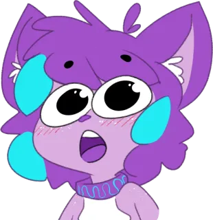 🙀 91194acc 卡通, 动漫, 动物, 可爱, 贴纸, 兽人, 拟人 telegram sticker