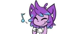 🎶 6447d6f0 อนิเมะ, การ์ตูน, แมว, เพลง telegram sticker