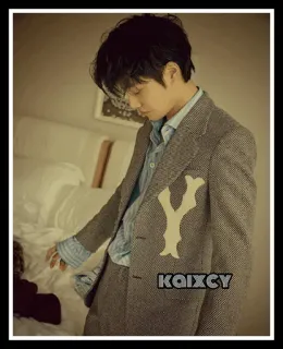 👔 1c843f34 KAIXCY ritratto, uomo, completo, moda, coreano telegram sticker