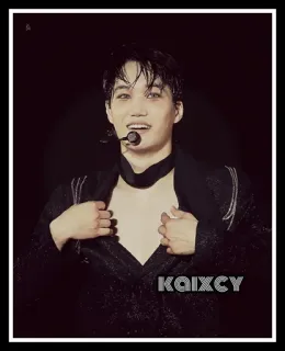 💦 a5f0d423 KAIXCY uomo, performance, cantante, ritratto telegram sticker