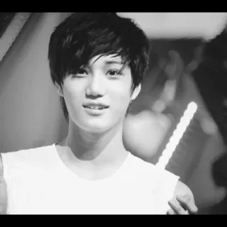 🌑 74b805c4 Kai kpop, exo, idol, música, cantor, coreano, celebridade whatsapp sticker