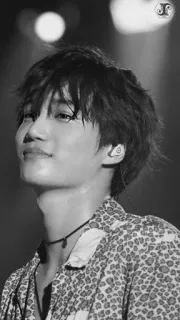 🌑 ed3173df pessoa, retrato, homem, masculino, monocromático, cantor, artista whatsapp sticker