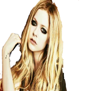 🤔 71a4dd55 Avril Lavigne アヴリル・ラヴィーン, 歌手, セレブ, ミュージシャン, ポートレート telegram sticker