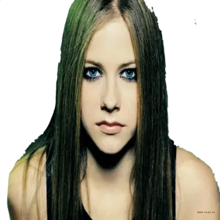 🤨 e492818c Avril Lavigne アヴリル・ラヴィーン, 歌手, ミュージシャン, ポップパンク, 女性 telegram sticker
