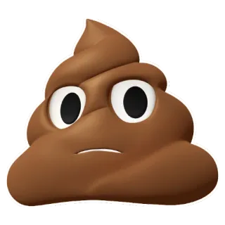 💩 bf104128 อีโมจิ, อึ, ขี้, สีน้ำตาล, ห้องน้ำ, ตลก, ขำ telegram sticker