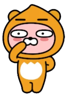 🦁 4b4381e7 character, cartoon, cute, bear telegram sticker