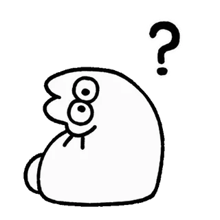 ☁️ 816f8976 问题, 思考, 困惑, 斑点 telegram sticker