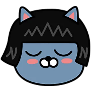 ☺️ b22d1c24 gatto, animale, kawaii, carino, sticker, cartone animato telegram sticker
