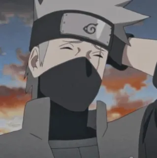 😅 86999efa Kakashi Naruto Аниме, Какаши, Наруто, Ниндзя, Манга, Персонаж whatsapp sticker