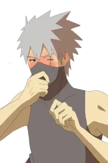 😯 0b9e16d7 Kakashi Hatake Naruto 애니메이션, 카카시, 나루토, 닌자 telegram sticker