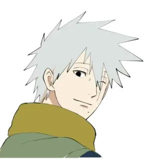 😉 77aa7d90 Kakashi Hatake Naruto 애니메이션, 카카시, 나루토, 닌자, 만화, 카툰 telegram sticker