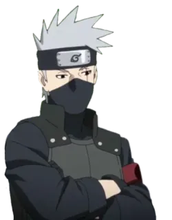 👀 b6fa1b51 Kakashi Naruto 애니메이션, 카카시, 나루토, 닌자, 만화 telegram sticker