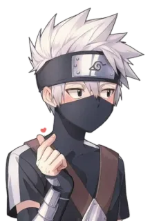 👦 b9fe3f2d Kakashi Hatake Naruto 애니메이션, 카카시, 나루토, 만화, 닌자, 팬아트 telegram sticker