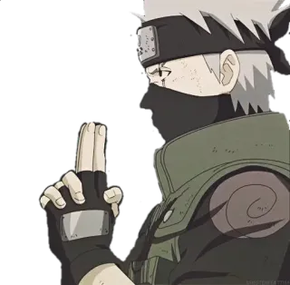 🤨 babb50f1 Kakashi Hatake Naruto 애니메이션, 카카시, 나루토, 닌자, 캐릭터, 만화 telegram sticker