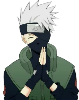 🙏 d3a90398 Kakashi Hatake Naruto 애니메이션, 나루토, 카카시, 하타케, 닌자, 만화, 캐릭터 telegram sticker