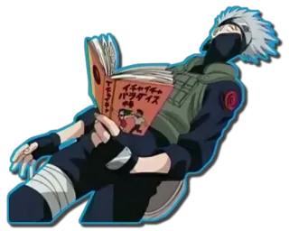 😪 ee485ce4 Kakashi Naruto イチャイチャ パラダイス 카카시, 나루토, 애니, 만화, 책, 닌자, 캐릭터 telegram sticker