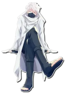 😎 f65cf35e Kakashi Hatake Naruto 애니메이션, 카카시, 나루토, 만화, 닌자, 캐릭터 telegram sticker