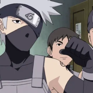 👍 f123ee3f Kakashi Naruto Anime, Ninja, Kakashi, Mangá, Sharingan whatsapp sticker