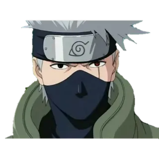 Kakashi by @pellostyle telegram stickers