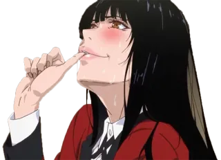 😻 a1a4114f Yumeko Jabami Kakegurui Anime, Kakegurui, Yumeko Jabami, Apostas, Personagem, Adesivo telegram sticker