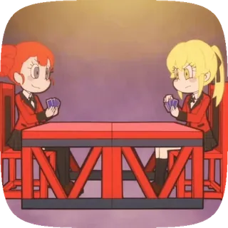 kakegurui twin :: @fStikBot telegram stickers