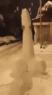 🍆 94705c2e 눈사람, 눈, 겨울, 농담, 불쾌한, 남근 whatsapp sticker