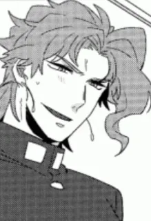 😼 086af792 Kakyoin Noriaki JoJo's Bizarre Adventure Anime, JoJo, Kakyoin, Noriaki telegram sticker