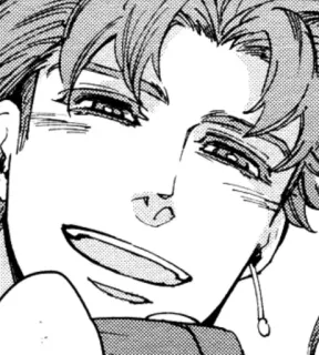 😺 7e7545c6 Anime, Manga, Ilustración, Dibujo animado, Retrato, Sonrisa telegram sticker