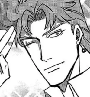 😉 fe1916fe Anime, Manga, Personaje, Guiño, Expresión facial, Retrato, Dibujo animado telegram sticker