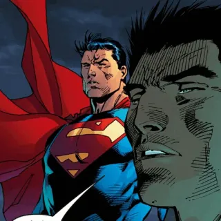 💎 87adbaa5 Superman super-herói, DC Comics, capa, banda desenhada, Superman whatsapp sticker