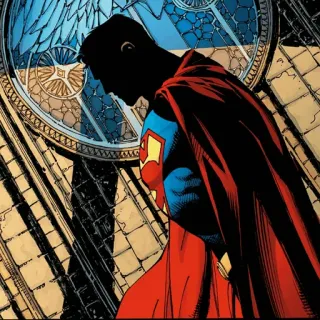 💎 c0863341 Superman Super-herói, DC Comics, Quadrinhos, Man of Steel, Krypton whatsapp sticker