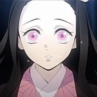 💫 43d927fc Nezuko Kamado Demon Slayer Nezuko, Demon Slayer, Anime, Manga, pinke Augen, Anime Mädchen whatsapp sticker