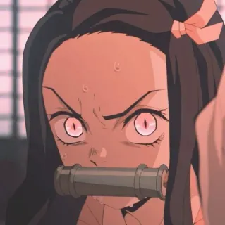 🌸 bad39867 Nezuko Kamado Demon Slayer Anime, Nezuko, Demon Slayer, Manga, Karakter whatsapp sticker