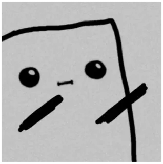 🤗 326ad40e Cartoon, Figur, Zeichnung, Illustration, Quadratisch, Simpel, Süß telegram sticker