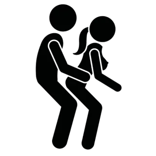 😉 1e4379ca Sexe, Femme, Homme, Position, Bonhomme allumette whatsapp sticker