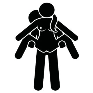 😃 62bafd5c noir, bonhomme allumette, sexe, rapport sexuel whatsapp sticker