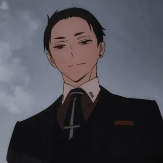 💵 67eeaba8 Anime, Charakter, Mann, Anzug, Krawatte, Detektiv, Selbstbewusst telegram sticker