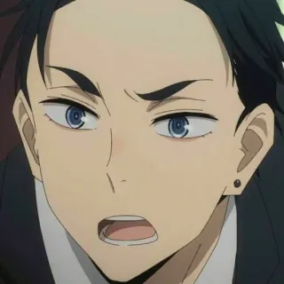 💵 700508c2 Anime, Charakter, Porträt, Cartoon, Mann telegram sticker