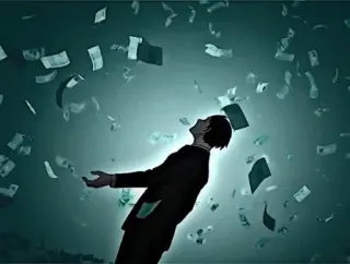 💵 d1cb5d9b Geld, Mann, Reichtum, Finanzen, Erfolg, Währung, Regen telegram sticker