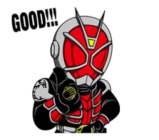 Kamen Rider @KawaiiSticker telegram stickers